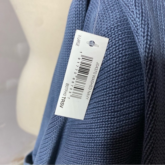 Goodthreads Navy Blue Button Front Cardigan Sweater - Picture 5 of 6